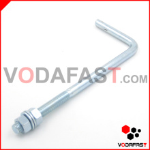 Foundation Bolt with Washer and Nut L Bolt